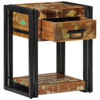 vidaXL Nachttisch 40 x 35 x 50 cm Massives upgecyceltes Holz