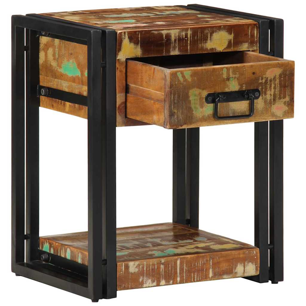 vidaXL Nachttisch 40 x 35 x 50 cm Massives upgecyceltes Holz