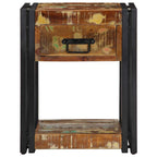 vidaXL Nachttisch 40 x 35 x 50 cm Massives upgecyceltes Holz