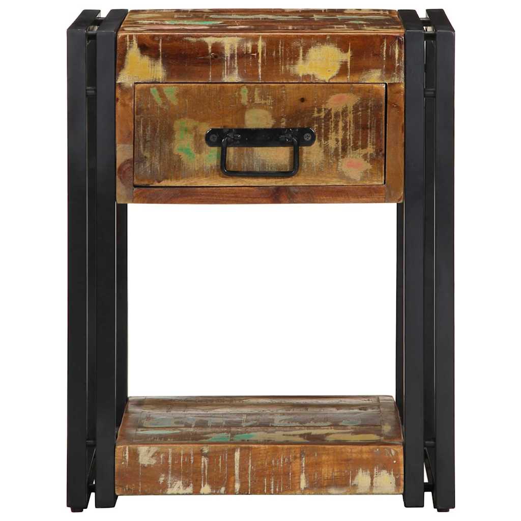 vidaXL Nachttisch 40 x 35 x 50 cm Massives upgecyceltes Holz