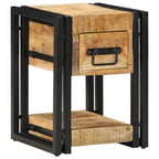 vidaXL Nachttisch Braun 30 x 30 x 40 cm Massivholz Mango