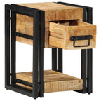 vidaXL Nachttisch Braun 30 x 30 x 40 cm Massivholz Mango