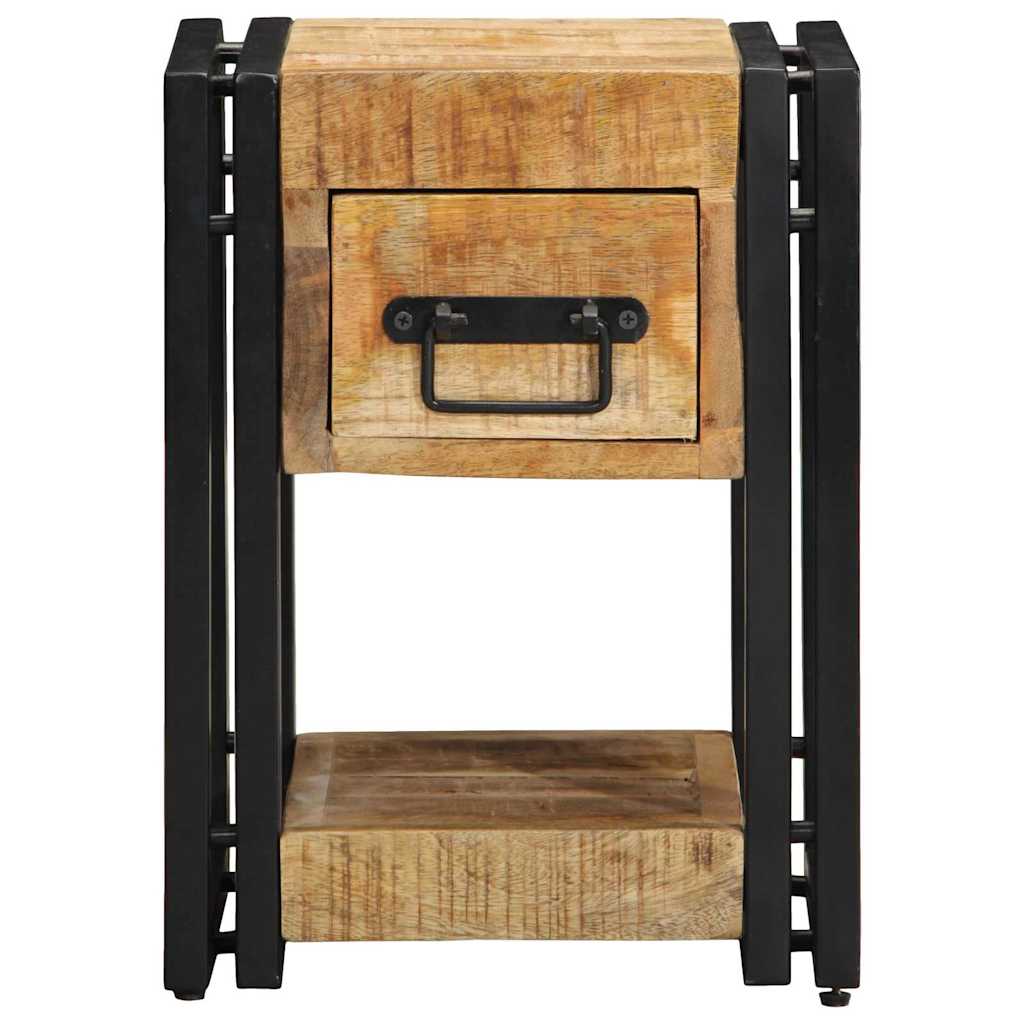 vidaXL Nachttisch Braun 30 x 30 x 40 cm Massivholz Mango