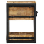 vidaXL Nachttisch Braun 30 x 30 x 40 cm Massivholz Mango