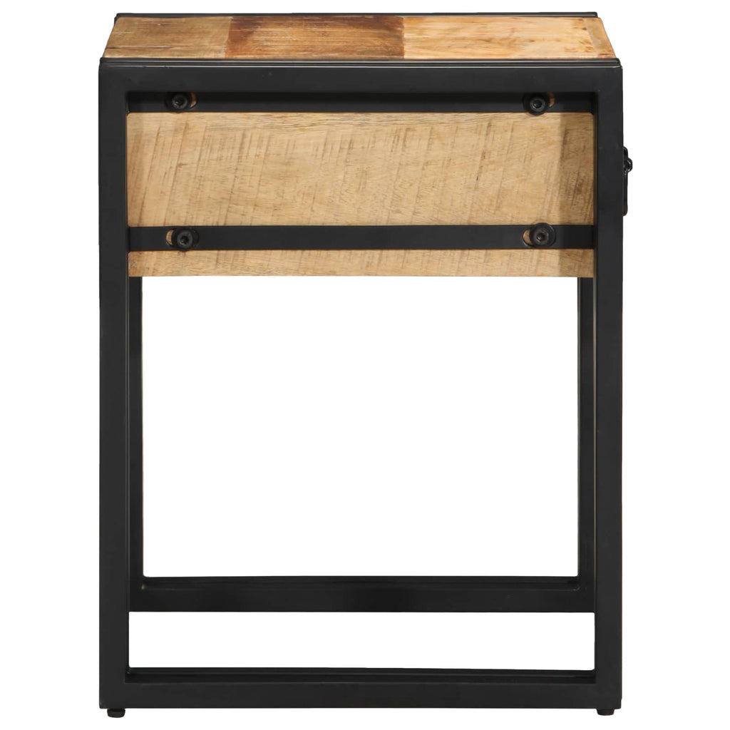 vidaXL Beistelltisch mit Schubladen 40 x 40 x 50 cm Massivholz Mango