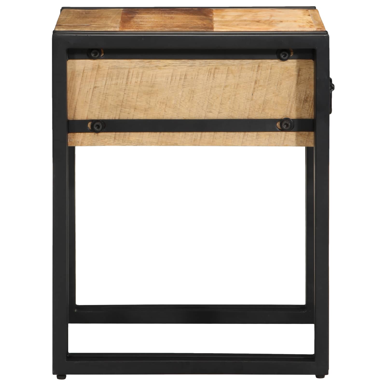 vidaXL Beistelltisch mit Schubladen 40 x 40 x 50 cm Massivholz Mango