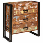 vidaXL Sideboard mit Schubladen Braun 66 x 33 x 70 cm Massives Altholz