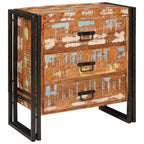 vidaXL Sideboard mit Schubladen Braun 66 x 33 x 70 cm Massives Altholz