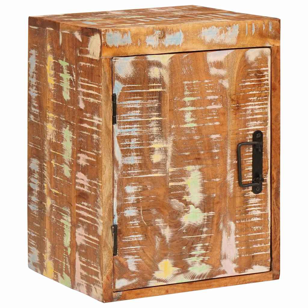 vidaXL Nachttisch Braun 35 x 33 x 48 cm Massivholz Altholz