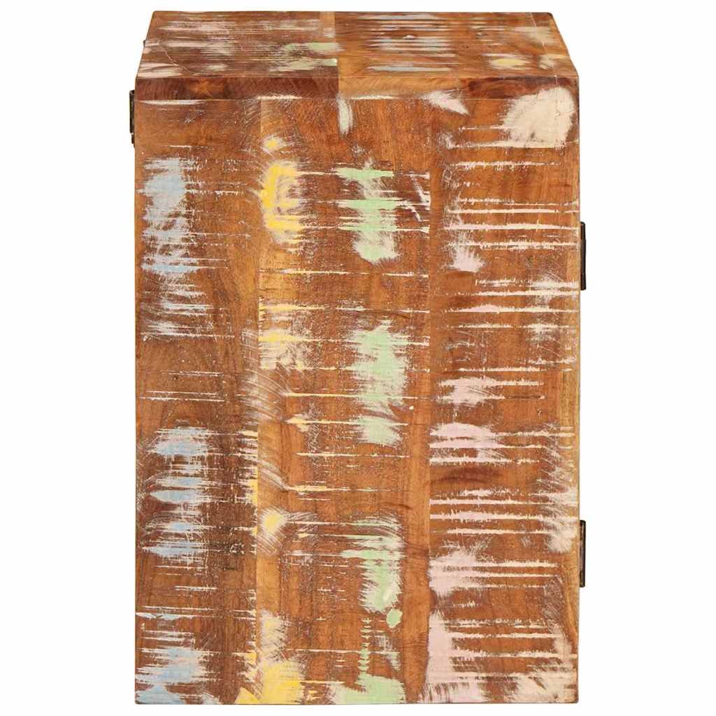 vidaXL Nachttisch Braun 35 x 33 x 48 cm Massivholz Altholz