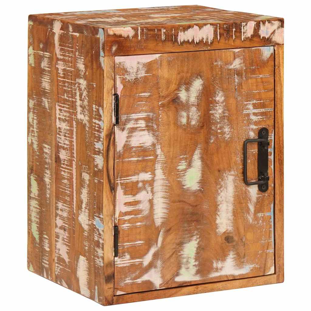 vidaXL Nachttisch 2 pcs Braun 35 x 33 x 48 cm Massivholz Altholz
