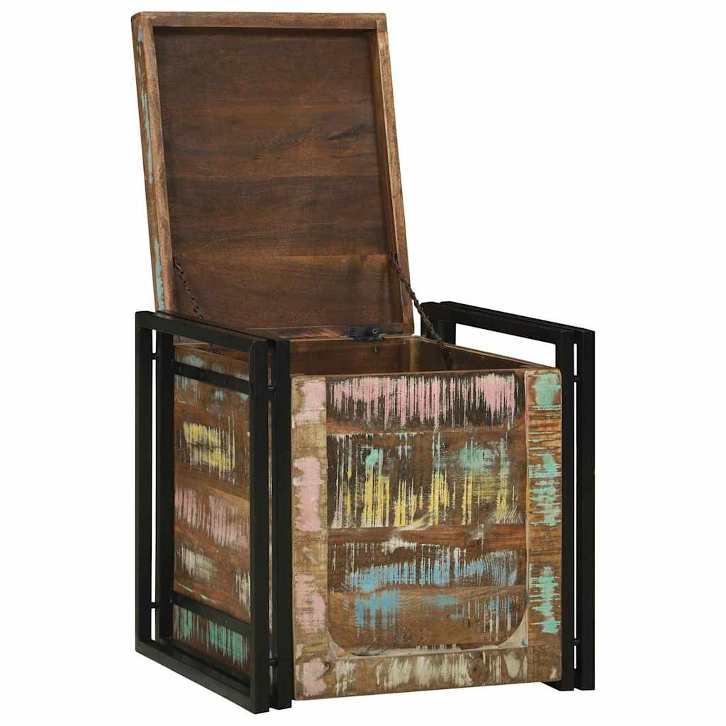 vidaXL Aufbewahrungsbox 50 x 50 x 50 cm Massives upgecyceltes Holz