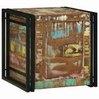 vidaXL Aufbewahrungsbox 50 x 50 x 50 cm Massives upgecyceltes Holz