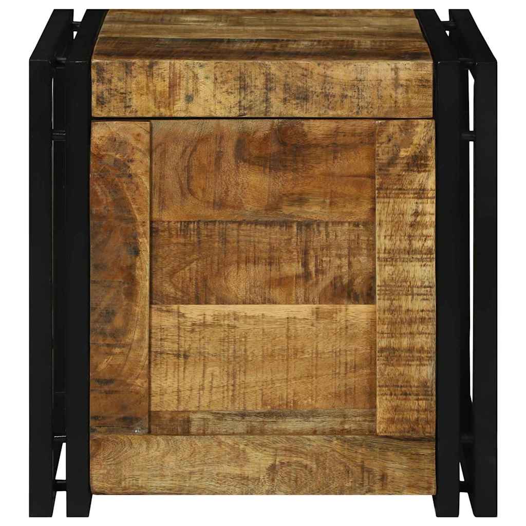 vidaXL Aufbewahrungsbox mit Speicher 40 x 40 x 40 cm Massivholz Mango