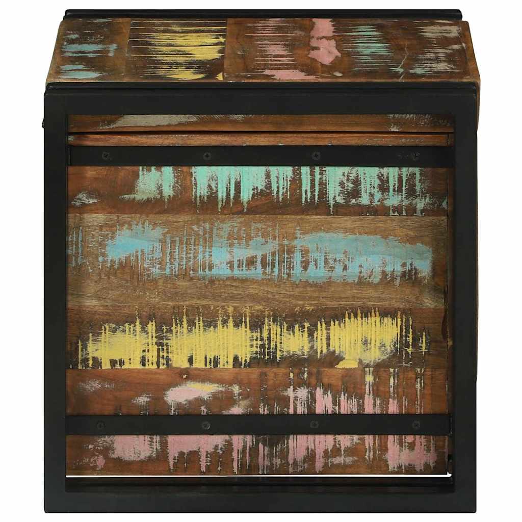 vidaXL Aufbewahrungsbox mit Speicher 40 x 40 x 40 cm Massivholz Akazie