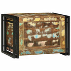 vidaXL Aufbewahrungsbox Braun und Schwarz 60 x 40 x 41 cm Altholz