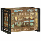 vidaXL Aufbewahrungsbox Braun und Schwarz 60 x 40 x 41 cm Altholz