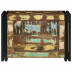 vidaXL Aufbewahrungsbox Braun und Schwarz 60 x 40 x 41 cm Altholz