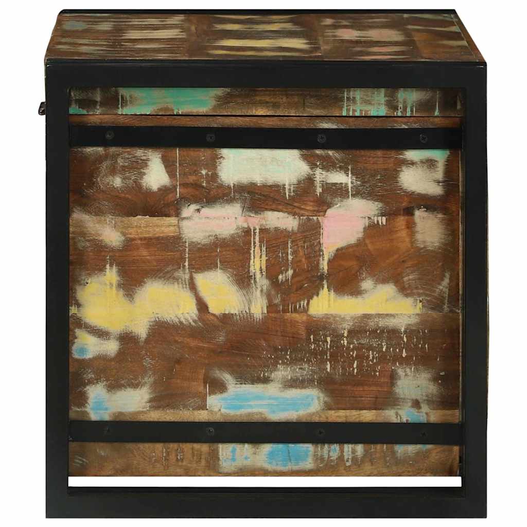 vidaXL Aufbewahrungsbox Braun und Schwarz 60 x 40 x 41 cm Altholz