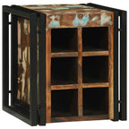 vidaXL Weinregal 35 x 35 x 39 cm Massives upgecyceltes Holz