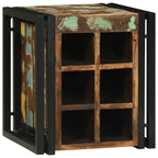 vidaXL Weinregal 35 x 35 x 39 cm Massives upgecyceltes Holz