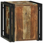 vidaXL Weinregal 35 x 35 x 39 cm Massives upgecyceltes Holz