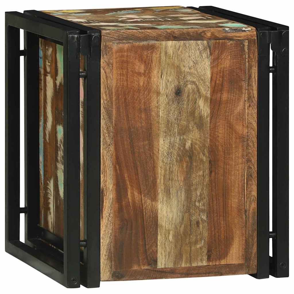vidaXL Weinregal 35 x 35 x 39 cm Massives upgecyceltes Holz