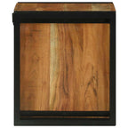 vidaXL Weinregal Braun und Schwarz 35 x 35 x 39 cm Massivholz Akazie