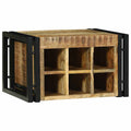 vidaXL Weinregal 2 pcs 46 x 35 x 27,5 cm Massivholz Mango