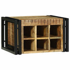 vidaXL Weinregal 2 pcs 46 x 35 x 27,5 cm Massivholz Mango