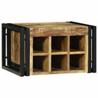 vidaXL Weinregal 2 pcs 46 x 35 x 27,5 cm Massivholz Mango