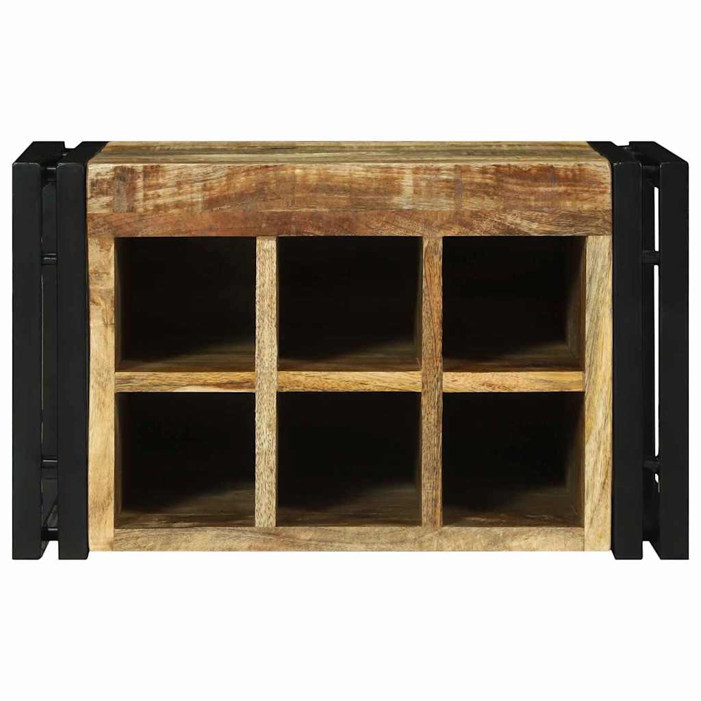 vidaXL Weinregal 2 pcs 46 x 35 x 27,5 cm Massivholz Mango