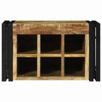 vidaXL Weinregal 2 pcs 46 x 35 x 27,5 cm Massivholz Mango
