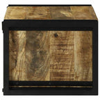 vidaXL Weinregal 2 pcs 46 x 35 x 27,5 cm Massivholz Mango