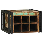 vidaXL Weinregal 2 pcs 46 x 35 x 27,5 cm Massives upgecyceltes Holz