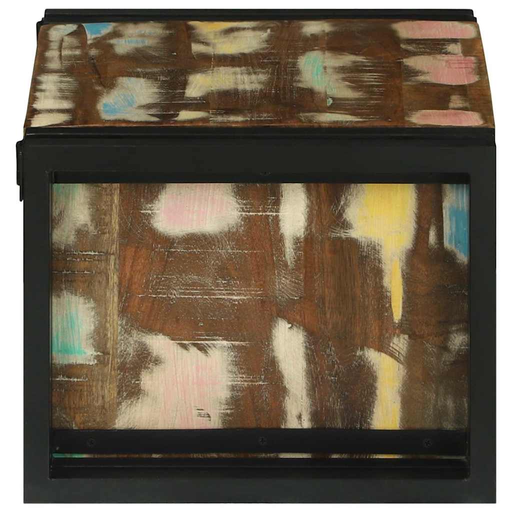 vidaXL Weinregal 2 pcs 46 x 35 x 27,5 cm Massives upgecyceltes Holz