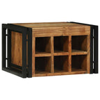 vidaXL Weinregal 2 pcs 46 x 35 x 27,5 cm Massivholz Akazie