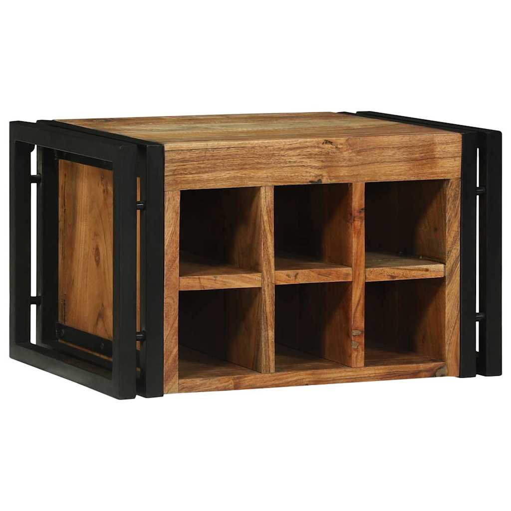 vidaXL Weinregal 2 pcs 46 x 35 x 27,5 cm Massivholz Akazie