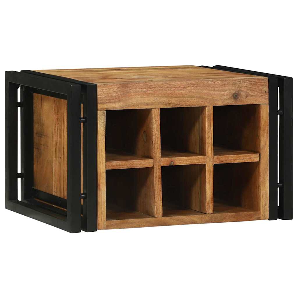 vidaXL Weinregal 2 pcs 46 x 35 x 27,5 cm Massivholz Akazie