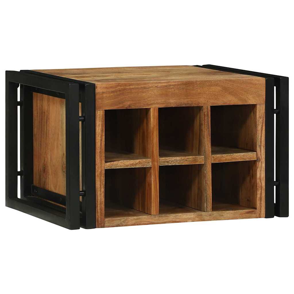 vidaXL Weinregal 2 pcs 46 x 35 x 27,5 cm Massivholz Akazie