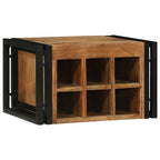 vidaXL Weinregal 2 pcs 46 x 35 x 27,5 cm Massivholz Akazie