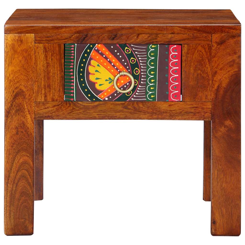 vidaXL Nachttisch 2 Stk. 40x40x36 cm Massivholz Akazie