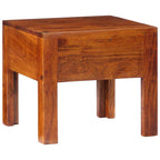 vidaXL Nachttisch 2 Stk. 40x40x36 cm Massivholz Akazie