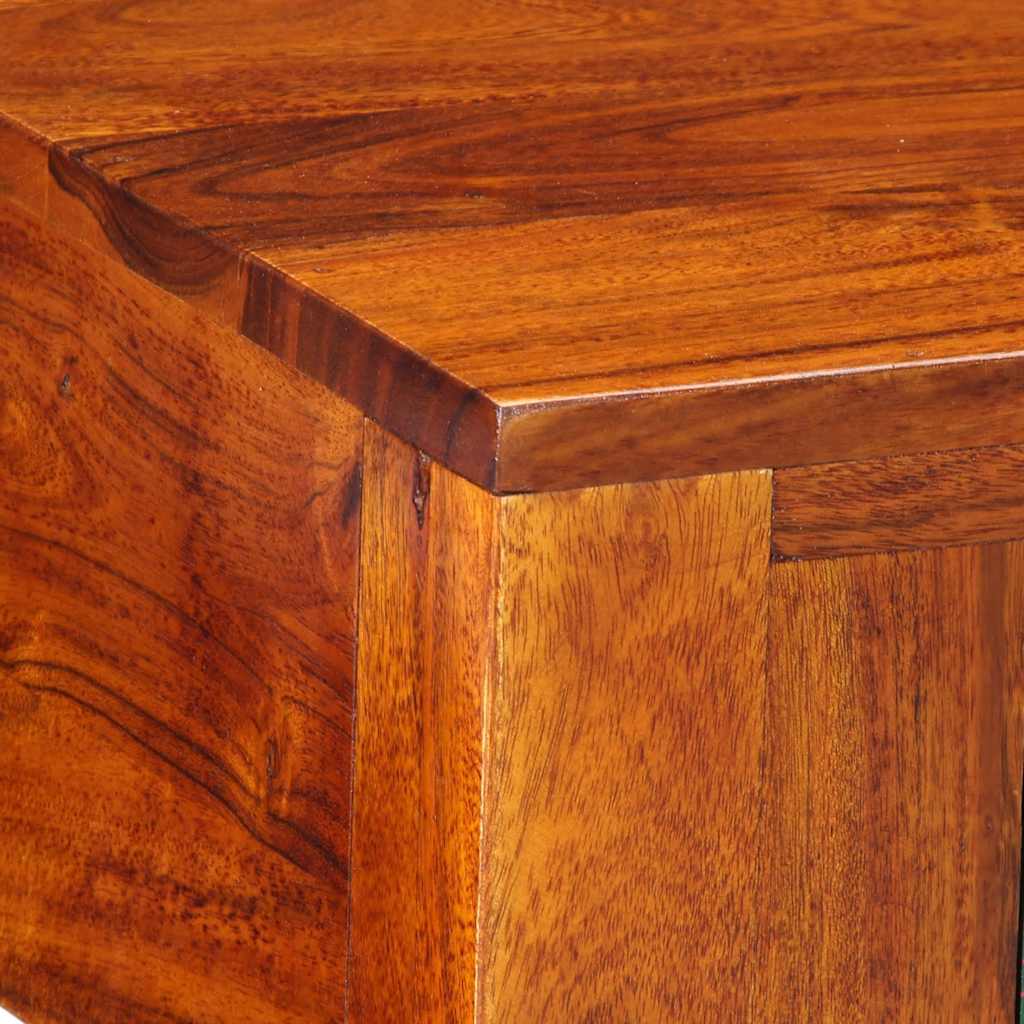 vidaXL Nachttisch 2 Stk. 40x40x36 cm Massivholz Akazie