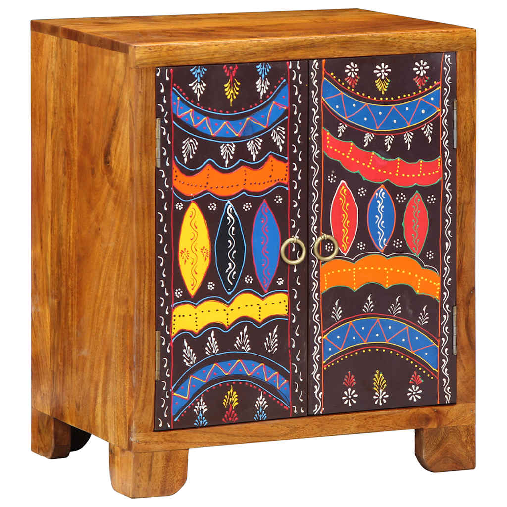 vidaXL Sideboard Mehrfarbig 50x35x60 cm Massivholz Akazie