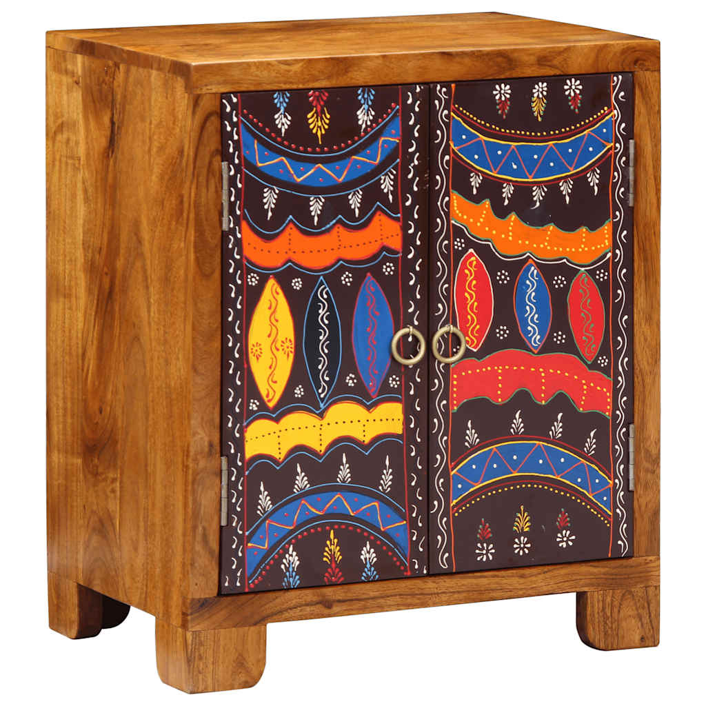 vidaXL Sideboard Mehrfarbig 50x35x60 cm Massivholz Akazie