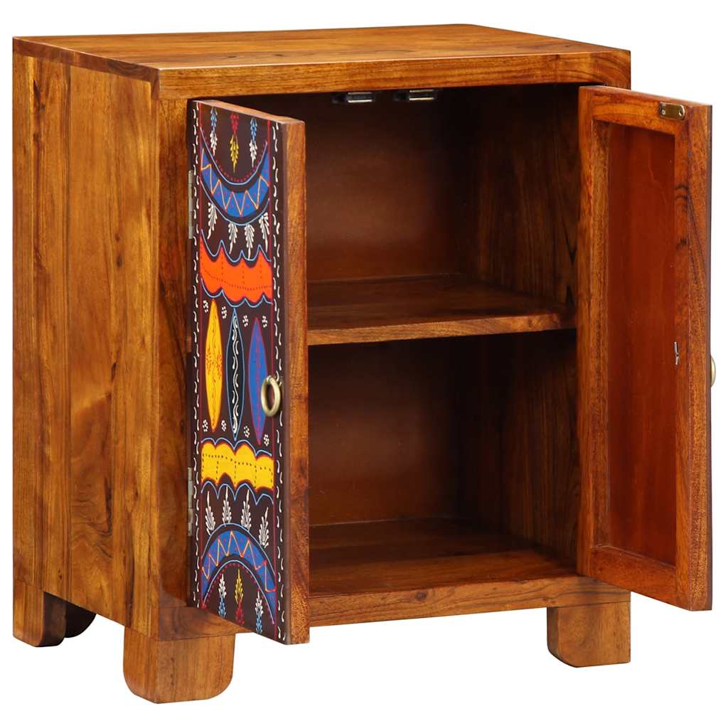vidaXL Sideboard Mehrfarbig 50x35x60 cm Massivholz Akazie