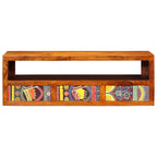 vidaXL TV-Wandschrank Mehrfarbig 90x30x30 cm Massivholz Akazie