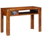 vidaXL Schreibtisch mit Schubladen mit Speicher Braun 110 x 50 x 73 cm
