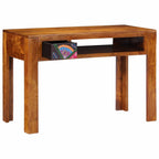 vidaXL Schreibtisch mit Schubladen mit Speicher Braun 110 x 50 x 73 cm
